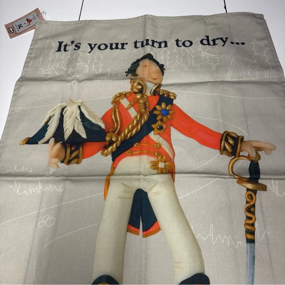 NWT‎ Funny Towel British Soldier Tea Towel Cotton Made England Drying Dishes